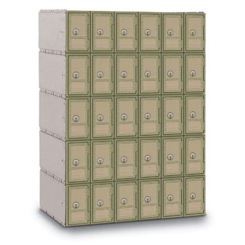CAD Drawings American Postal Manufacturing Co. 30 Door Rear Load Brass Guardian System